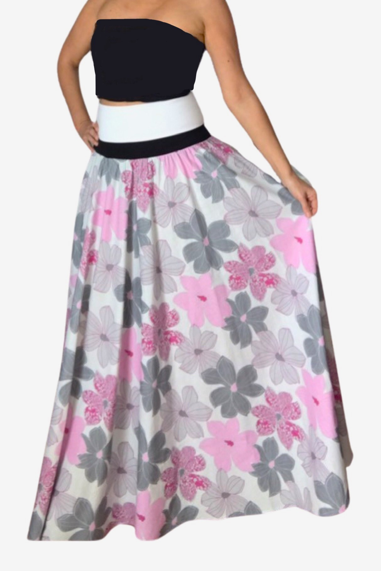 Dlouhá letní sukně - maxi sukně BOROS SK-L-GP01